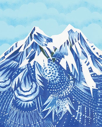 Frosty Mountain print - Strange Uncle