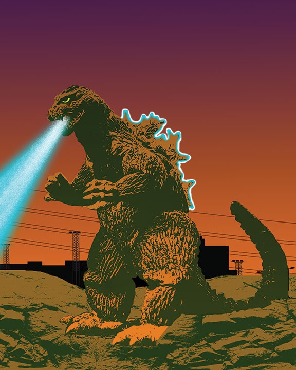 Godzilla Destroys - Strange Uncle